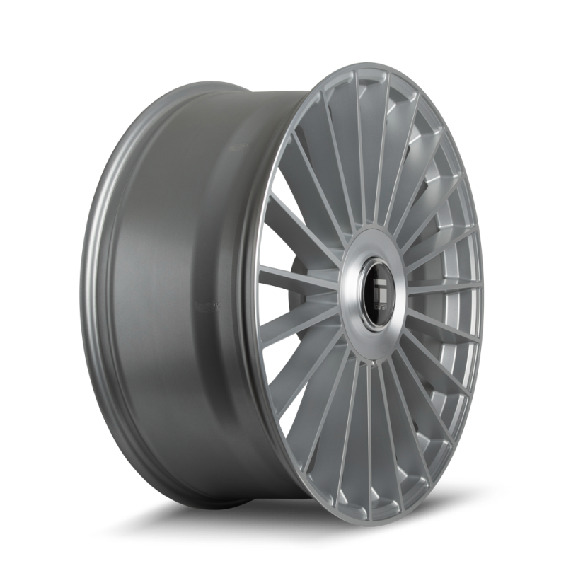 Touren 3610 TR10 24x10 / 5x114.3/127 BP / 35mm Offset / 78.3mm Hub Satin Silver Machined Wheel