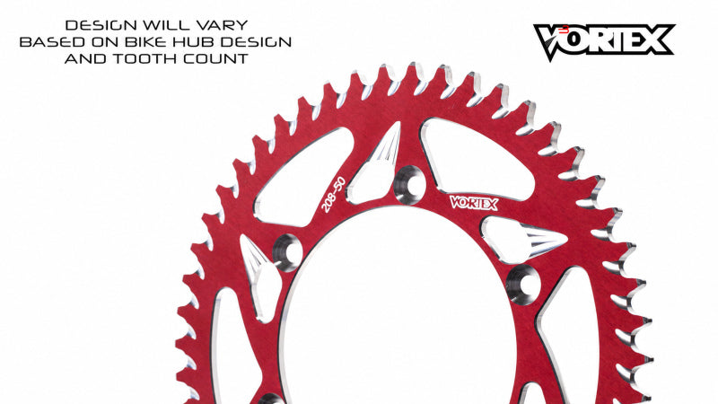 Vortex Racing 40 Tooth 520 Rear Sprocket - Red