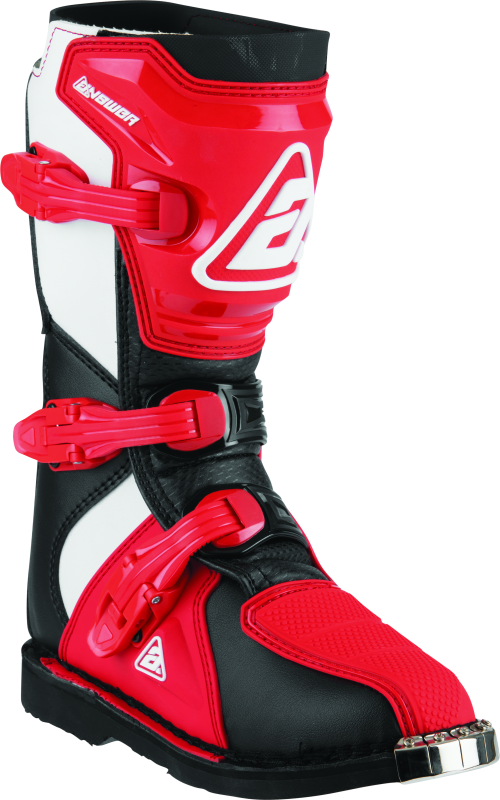 Answer AR1 Boot Black/Red Youth Size - 3