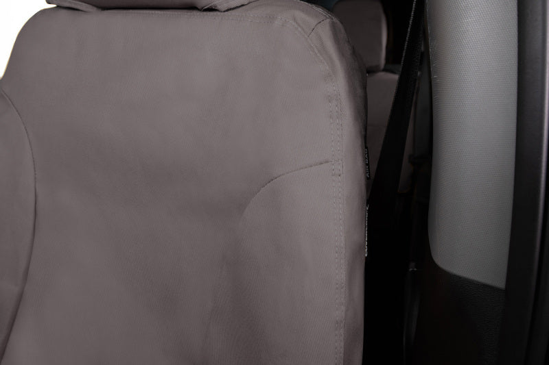 Covercraft 18-22 Dodge Ram ProMaster Polycotton SeatSaver Custom Front Row Seat Covers-Misty Grey