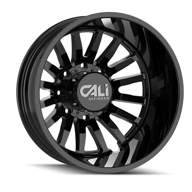 Cali Off-Road 9110D Summit Dually 20x8.25 / 8x165.1 BP / -232mm Offset / 121.3mm Hub Gls Blk Wheel