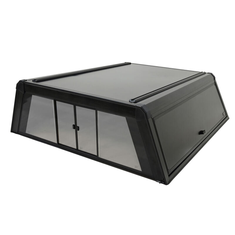 Westin EXP Truck Cap w/Sld Glass COMPLETE KIT Box AS+BS (23-25 Ford F-250/350 CC 6.8ft Bed) - Black