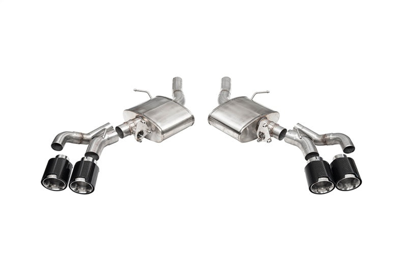 Corsa 22-25 Cadillac CT5-V Blackwing 3in Axle-Back - Act. Exh. - Dual Rear Exit - Twin 4.5inCF Tips