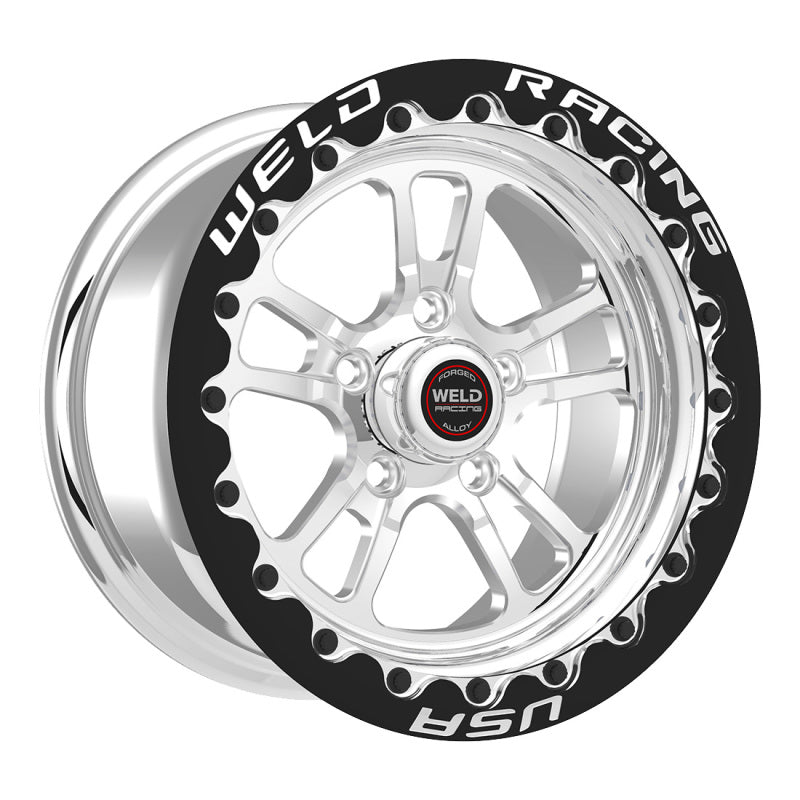 Weld S70 RT-S 15x10in / 5x120 BP / 7.5in. BS - Polished Center - Polished Shell Wheel