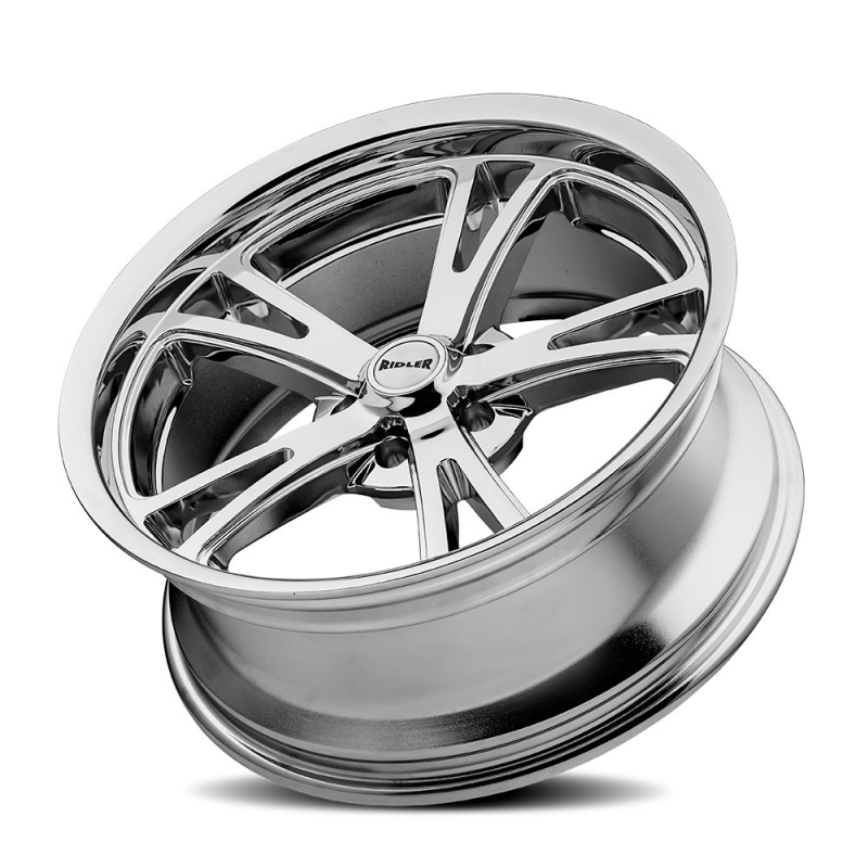 Ridler 606 17x7 / 5x120.65 BP / 0mm Offset / 83.82mm Hub Chrome Wheel