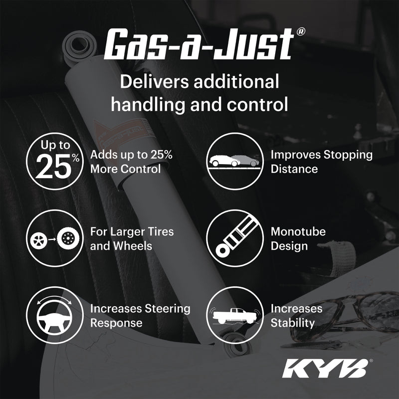 KYB 14-24 Ram 2500 Big Horn/Laramie/Tradesman 4WD Gas-A-Just Monotube Shock - Rear