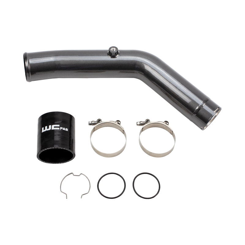 Wehrli 23-24 Ford 6.7L HO Power Stroke 3in Hot Side Intercooler Pipe - Bengal Gray