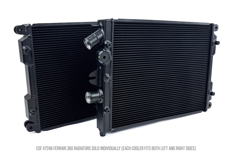CSF 00-08 Ferrari 360 High Performance All Aluminum Radiator - Left/Right
