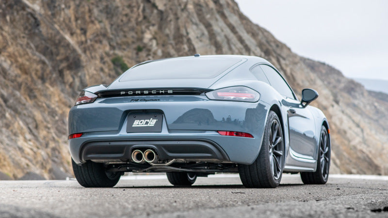 Borla 17-22 Porsche Cayman/Boxster 718 2.0L 4 Cyl. AT/MT RWD 2DR 2.25in S-Type Exhaust
