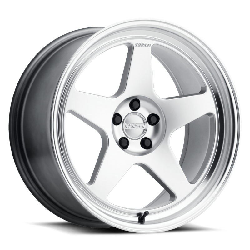 Kansei K12H Knp 17x9in / 5x120 BP / 35mm Offset / 72.56mm Bore - Hyper Silver Wheel