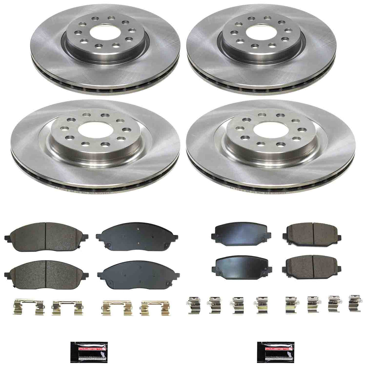 Power Stop 22-24 Jeep Grand Cherokee Front and Rear Autospecialty Brake Kit