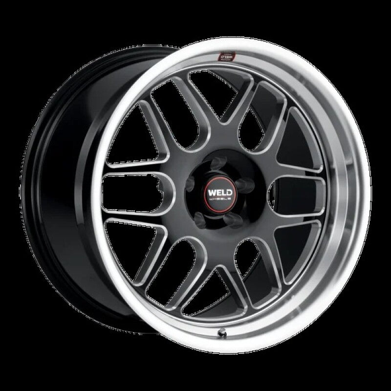 Weld Solana 17x8 / 5x114.3 BP / ET0 / 78.1mm Bore - Gloss Black MIL DIA Wheel