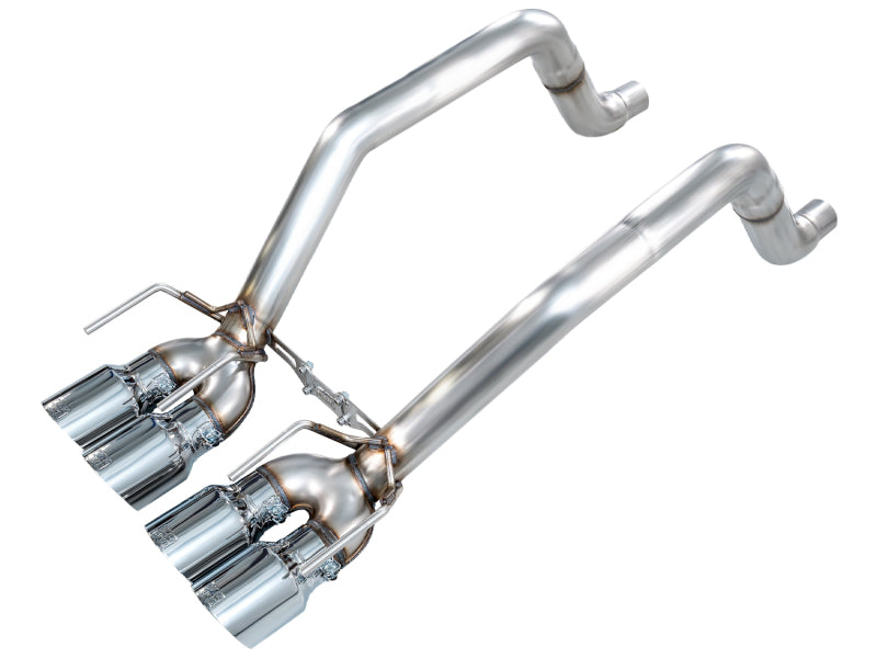 AWE Tuning 09-13 Chevrolet Corvette 6.2L Track Edition Axle-back Exhaust w/ Chrome Silver Tips