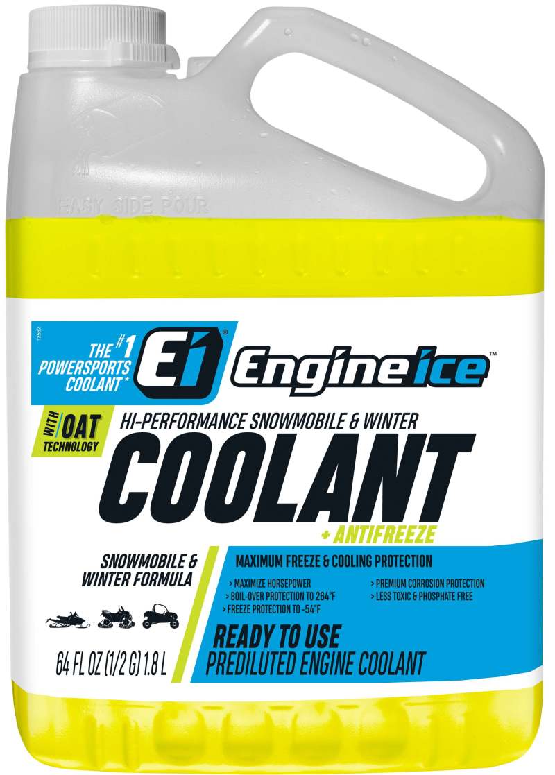Engine Ice Hi-Performance Snowmobile Winter Coolant + Antifreeze - 1/2 Gallon