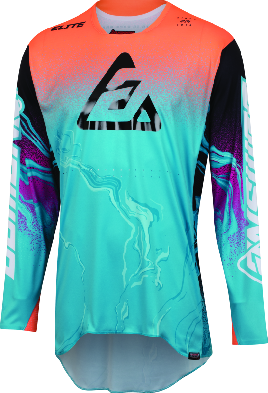 Answer 23 Elite Fusion Jersey Astana/Orange/Rhodamine - Small