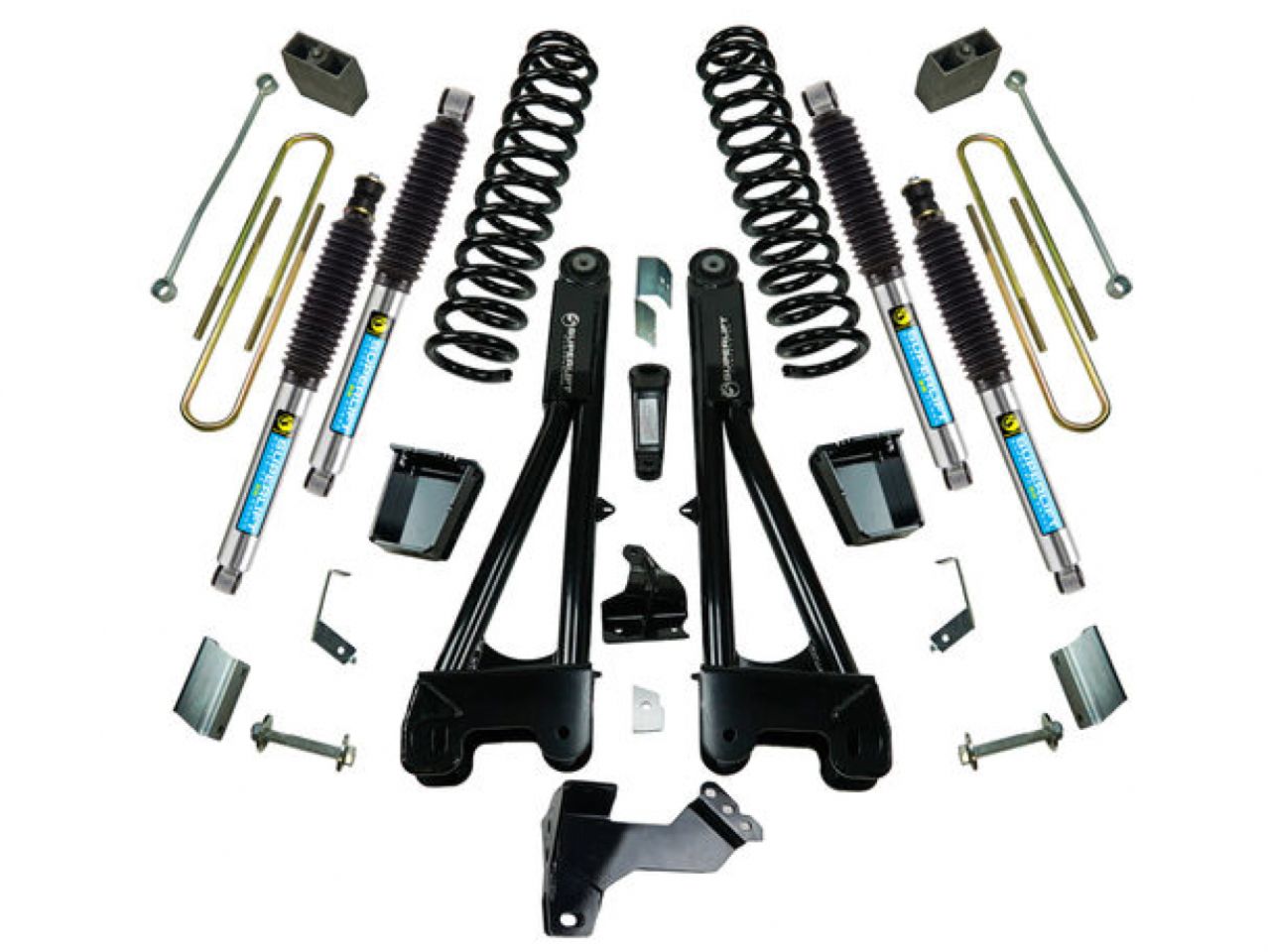 Superlift 11-16 Ford F-250/F-350 SuperDuty 4WD 6in Lift Kit w/ Repl Radius Arms & Superlift Shocks