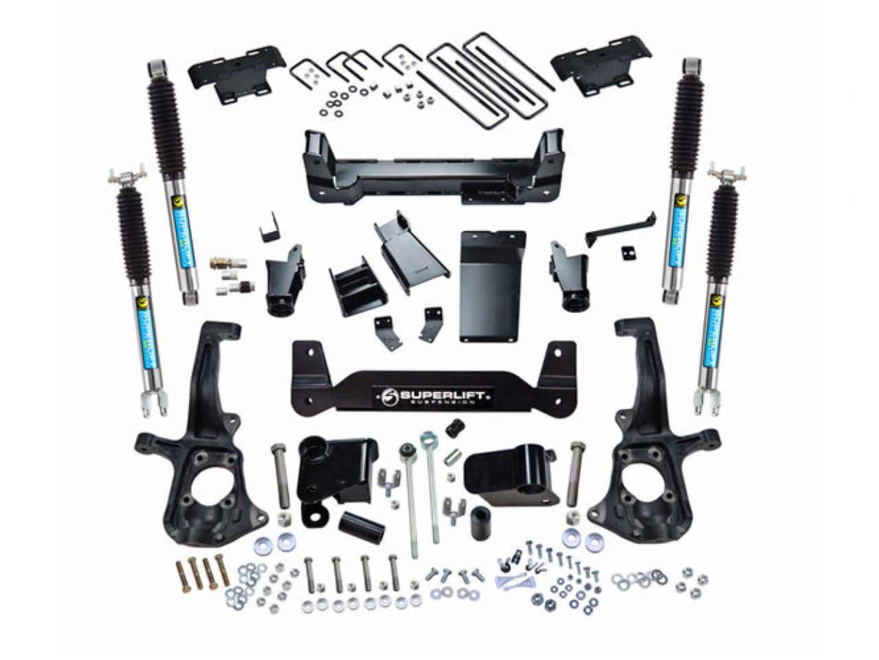 Superlift 11-19 Chevy Silv/GMC Sierra 2500 HD 6in Lift Kit w/ Superlift Rear Shocks