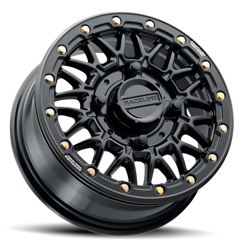 Raceline A15 Omega 15x7in / 4x156 BP / 38mm Offset / 132.5mm Bore - Gloss Black