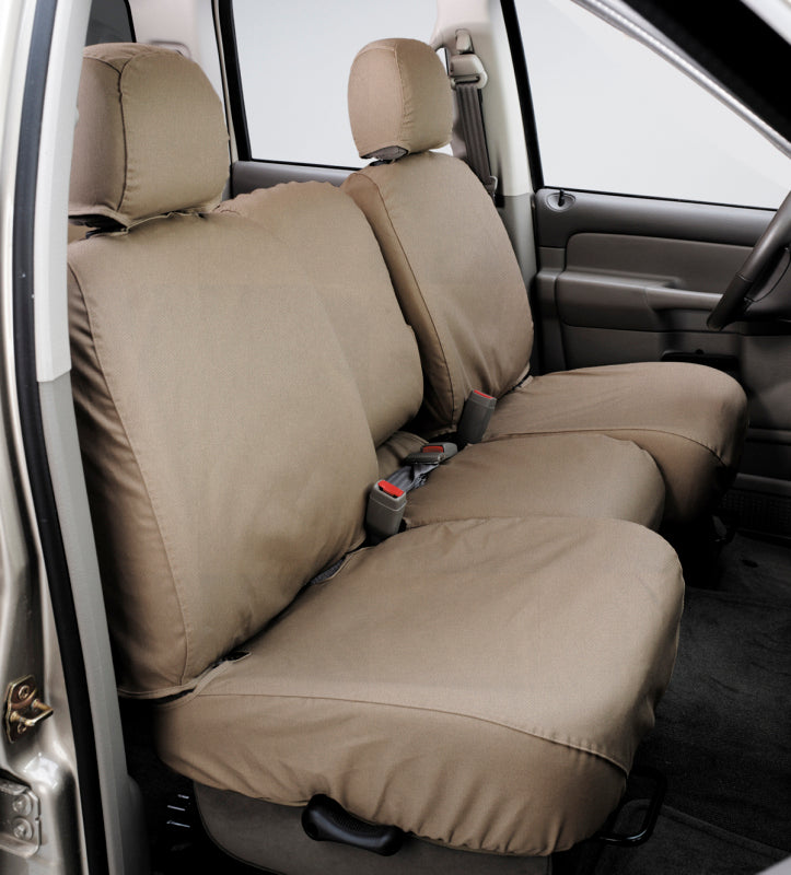 Covercraft 23-24 Buick Enclave-Fr. Polycotton SeatSaver Custom Front Row Seat Covers - Taupe