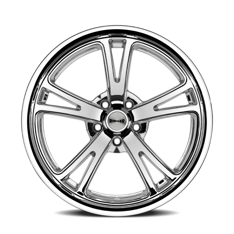 Ridler 606 18x9.5 / 5x127 BP / 0mm Offset / 83.82mm Hub Chrome Wheel