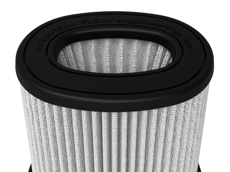 aFe Momentum Intake Filter w/Pro DRY S (5-1/4x3-3/4)IN F x(7-3/8x5-7/8)IN B x(4-1/2x4)IN Tx6-3/4IN