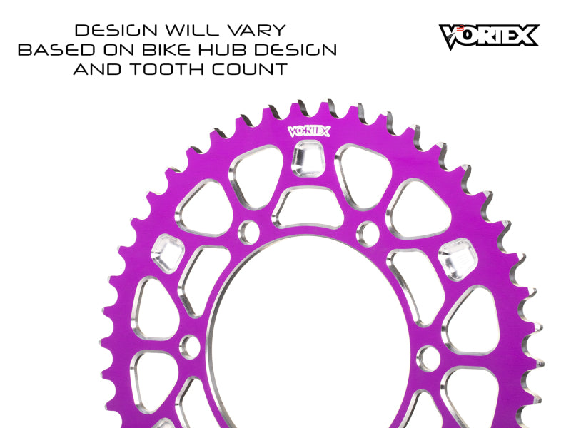 Vortex Racing V4 42 Tooth 520 Rear Sprocket - Purple