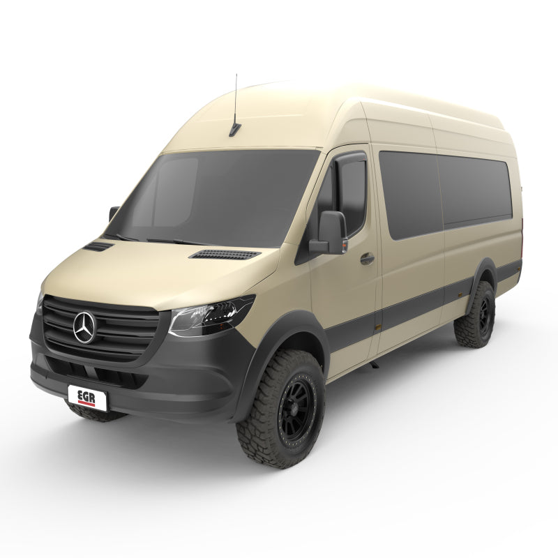 EGR 20-24 Mercedes Sprinter Van Front Tape-on Window Visors - Matte Black