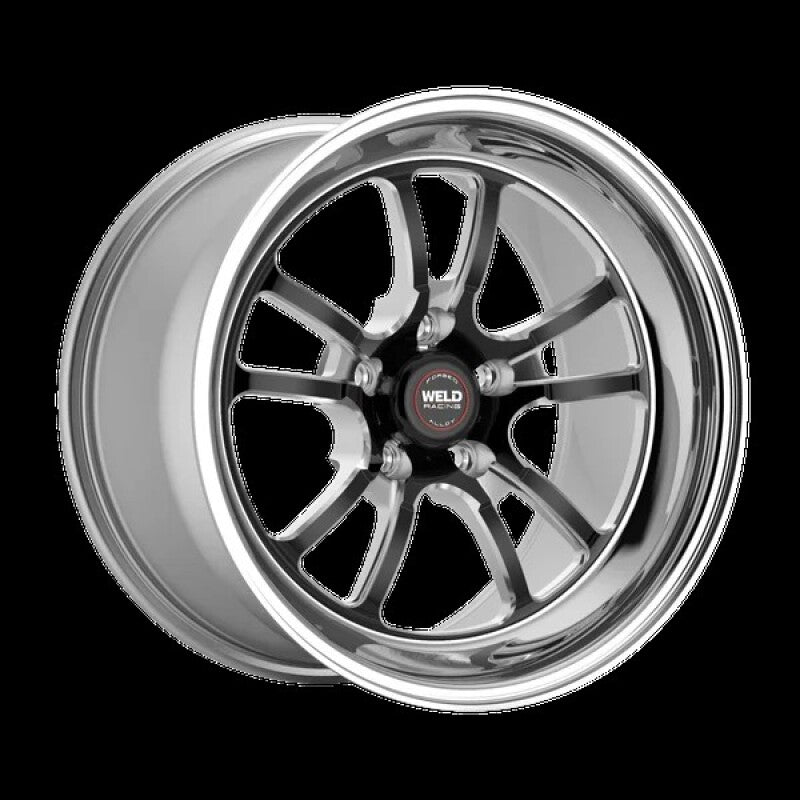 Weld S70 RT-S 18x8in / 5x120 BP / 5.1in. BS - Black Center - Polished Shell Wheel