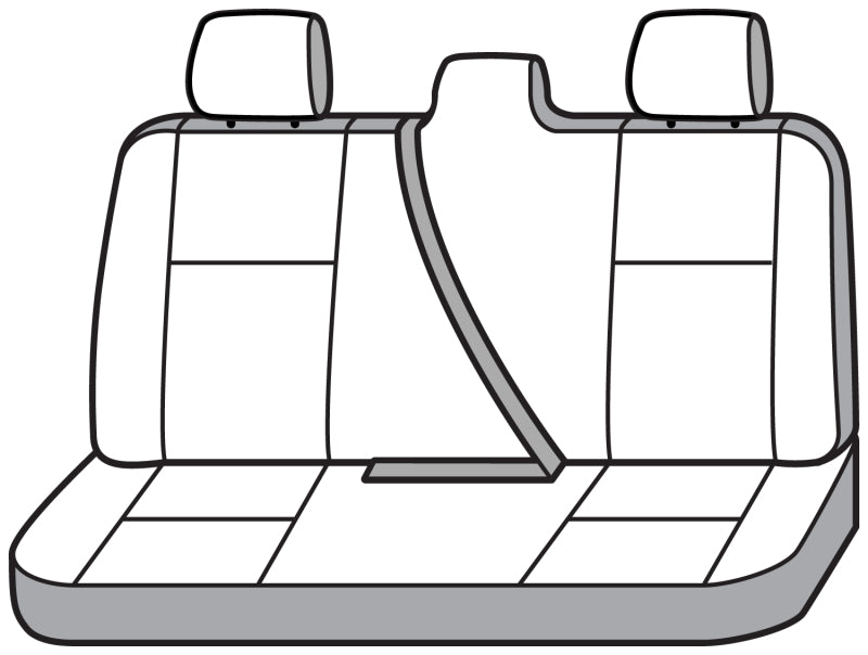 Covercraft 19-24 Dodge Ram 1500 Endura PrecisionFit Custom Second Row Seat Covers - Silver/Silver