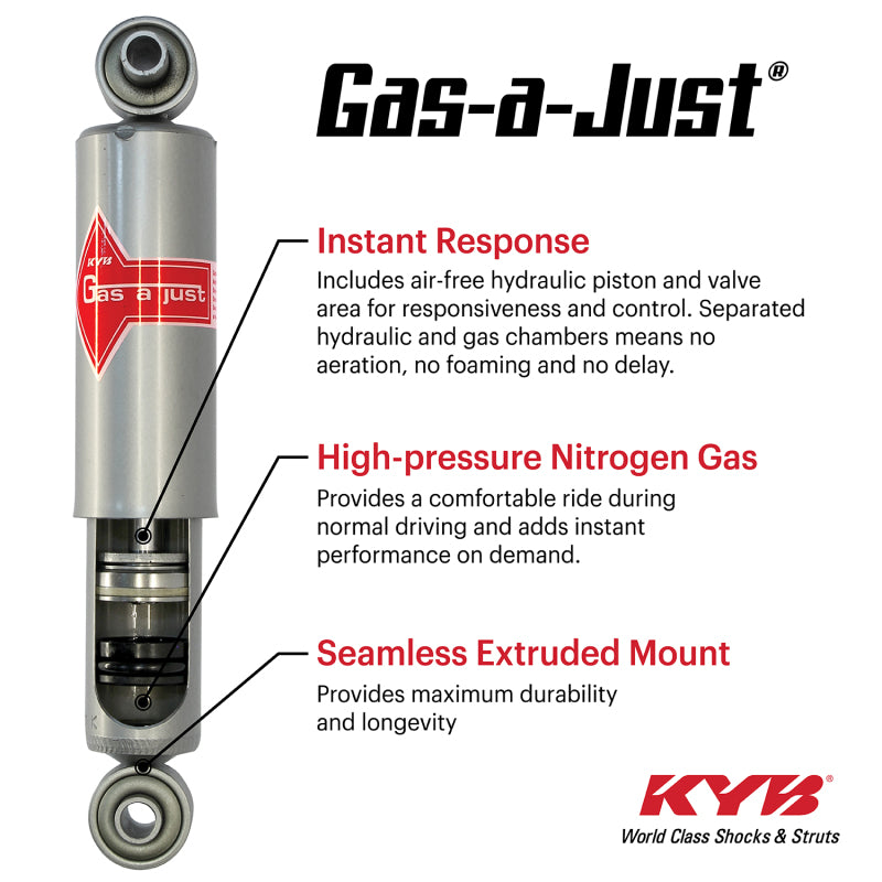 KYB 14-24 Ram 2500 Big Horn/Laramie/Tradesman 4WD Gas-A-Just Monotube Shock - Rear