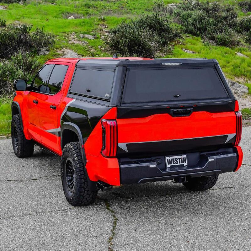 Westin EXP Truck Cap COMPLETE KIT A + B (22-25 Toyota Tundra CC 5.5ft. Bed) - Black