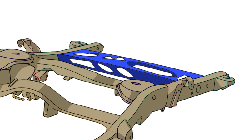 Rustbuster Spare Tire Crossmember