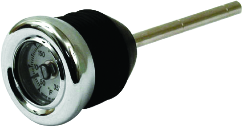 Bikers Choice 00-17 Softails Chrome Oil Tank Temperature Gauge Replaces 62845-00 2 7/8 Long