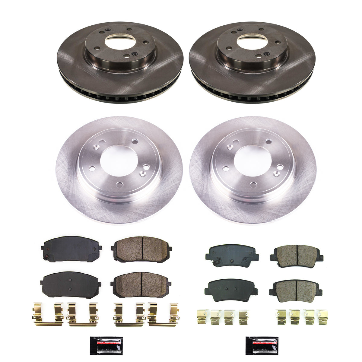 Power Stop 21-22 Hyundai Elantra Front and Rear Autospecialty Brake Kit