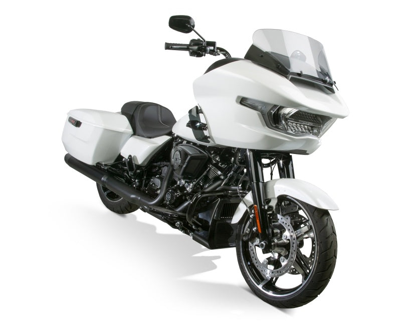 National Cycle 24+ Harley-Davidson FLT/ 23 FLT CVO V-Stream Quantum Plus Mid Windshield- LT. Tint