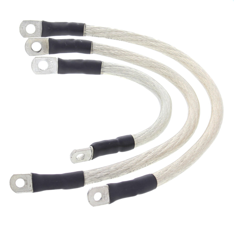 All Balls Racing 04-06 Harley-Davidson FXD Super Glide Battery Cable Kit Clear