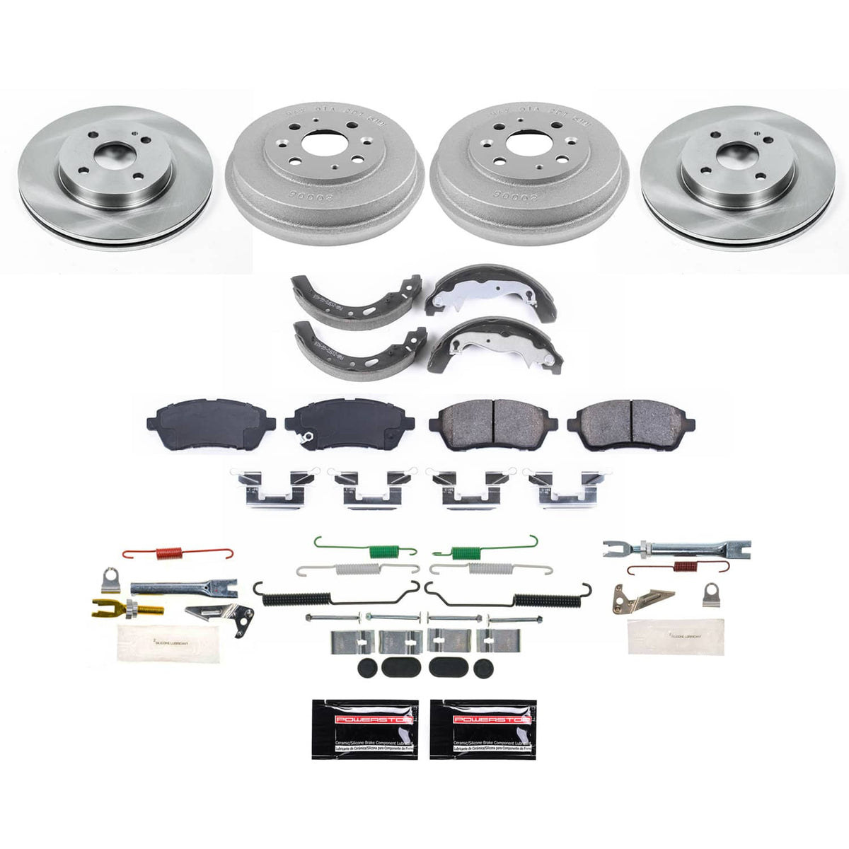 Power Stop 11-14 Mazda 2 Front and Rear Autospecialty Brake Kit