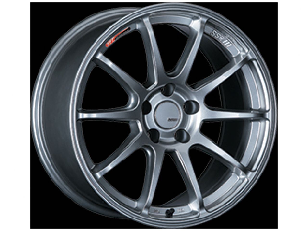 SSR GTX01 17x7 4x100 42mm Offset Dark Silver Wheel
