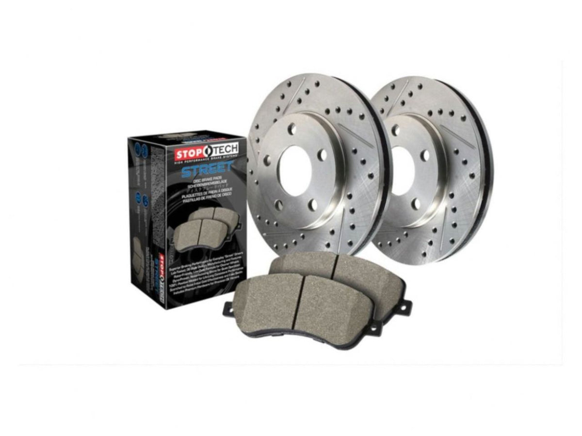 Select Sport Axle Pack, Drilled & Slotted, Rear
