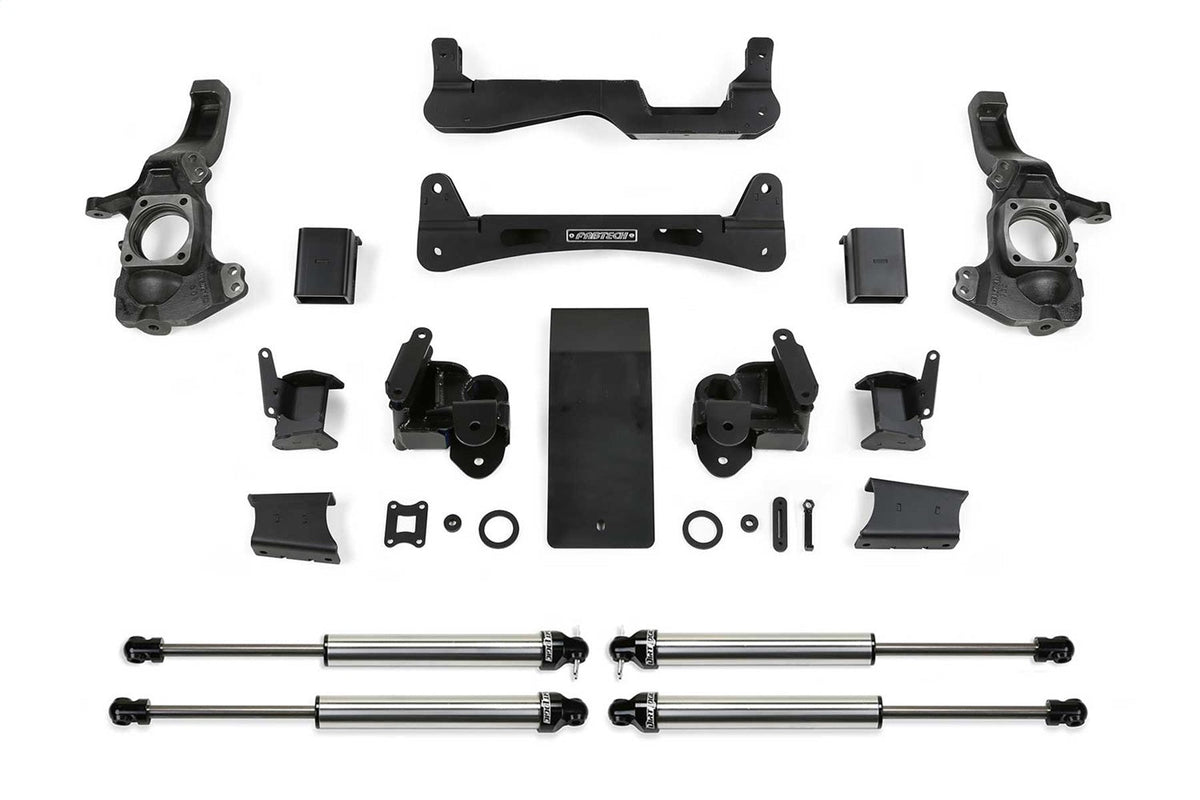 Fabtech 20-21 GM 2500HD 4WD 6in Rts Sys w/Dlss Shks