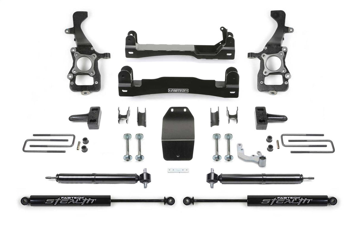 2021+ Ford F-150 4in Basic System w/Stealth Monotube Shocks