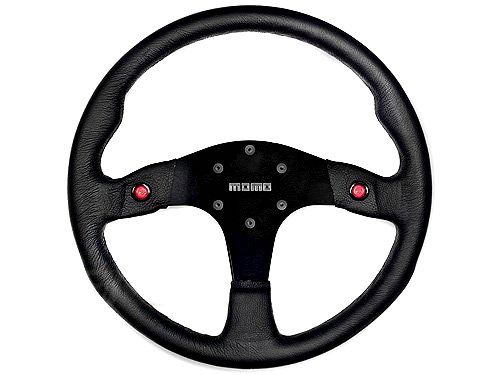 Momo MOD80 Steering Wheel 350 mm - Black Leather/Black Spokes