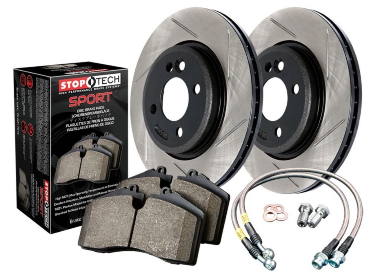 Sport Axle Pack, Slotted, 4 Wheel