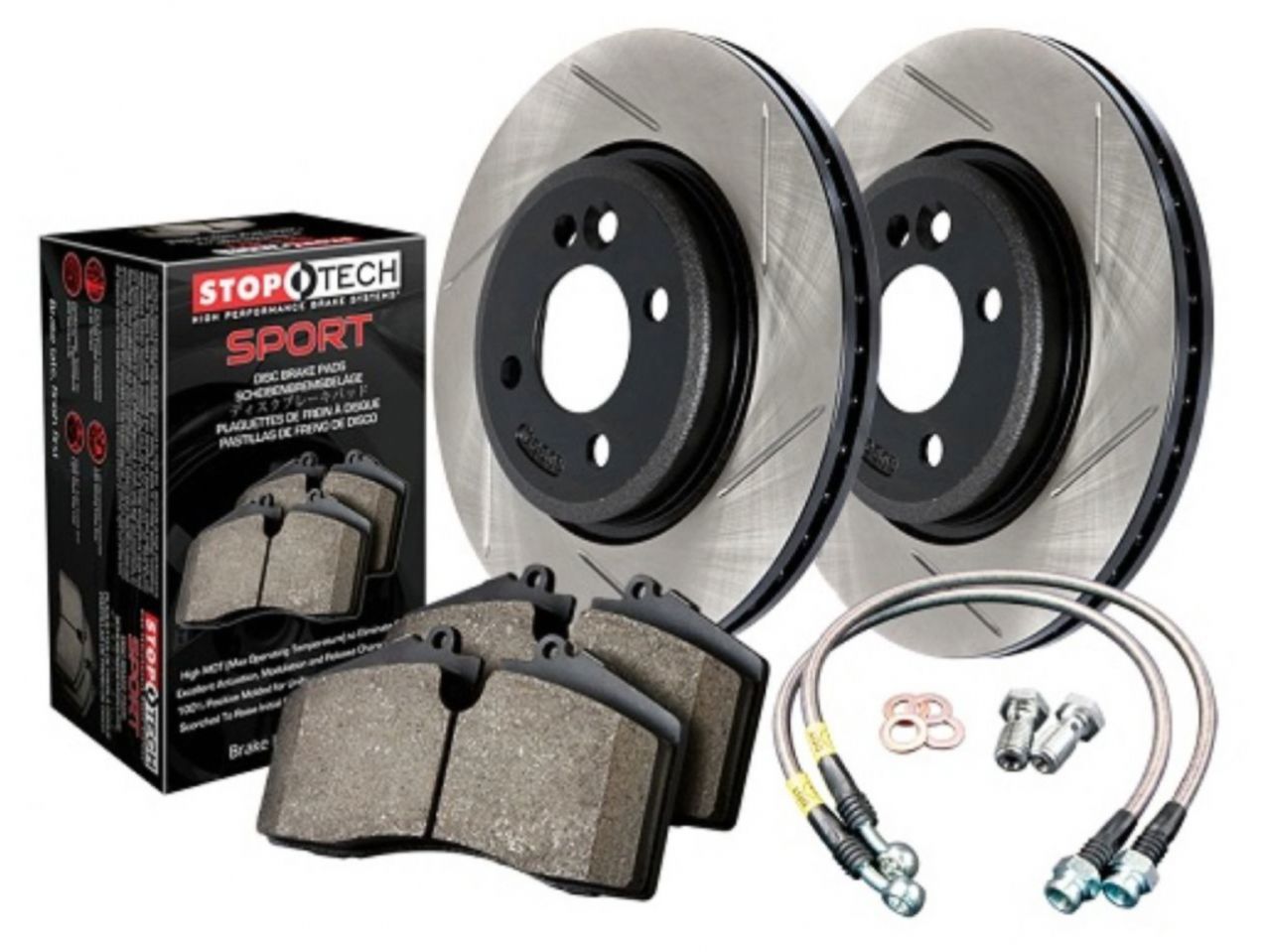 Sport Axle Pack, Drilled & Slotted, 4 Wheel