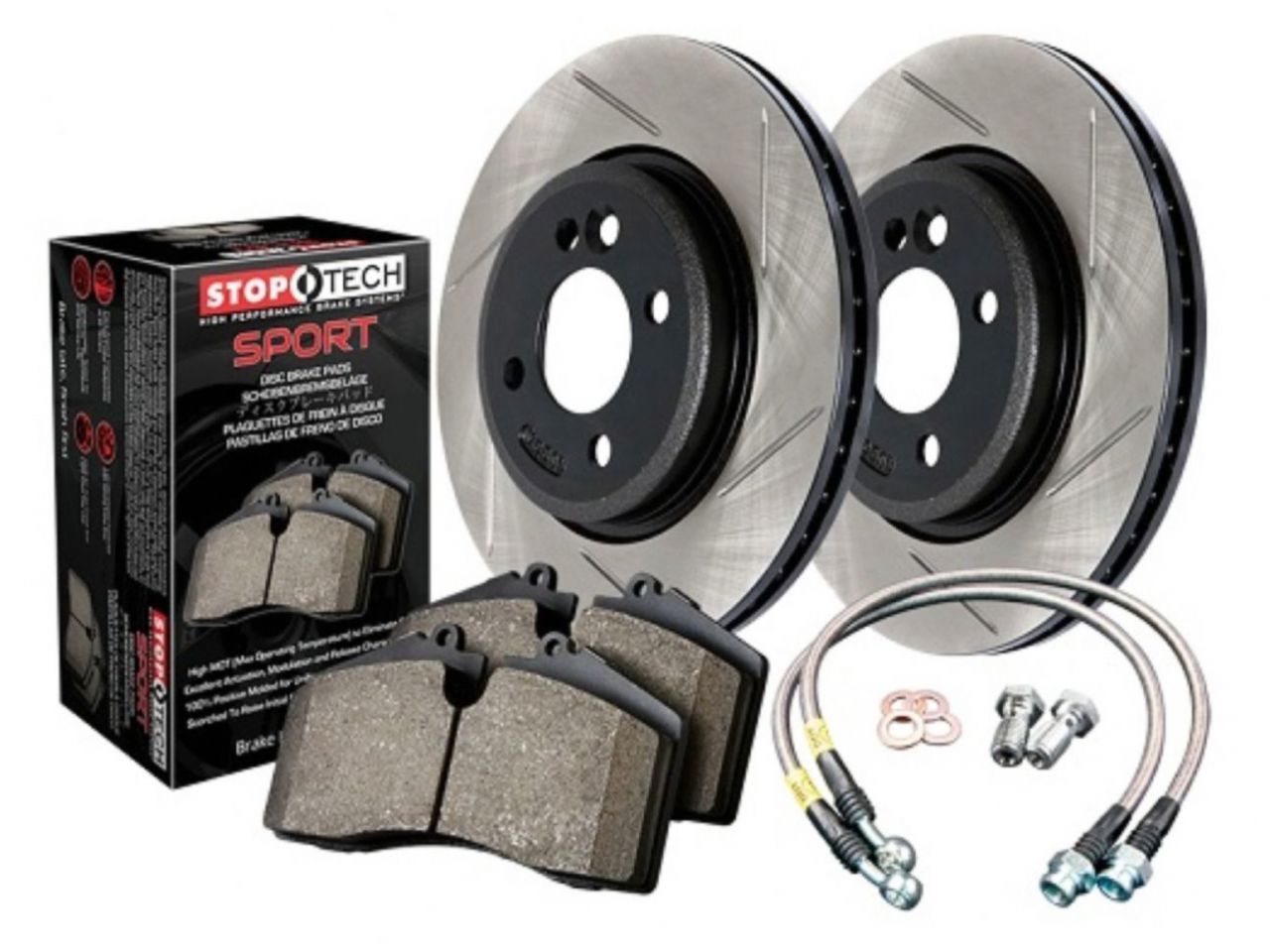 Sport Axle Pack, Drilled & Slotted, 4 Wheel