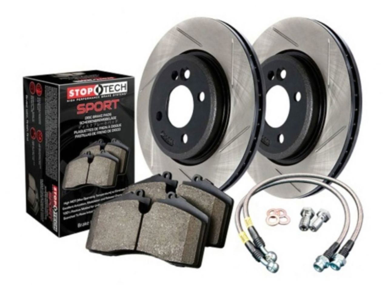Sport Axle Pack, Drilled & Slotted, 4 Wheel