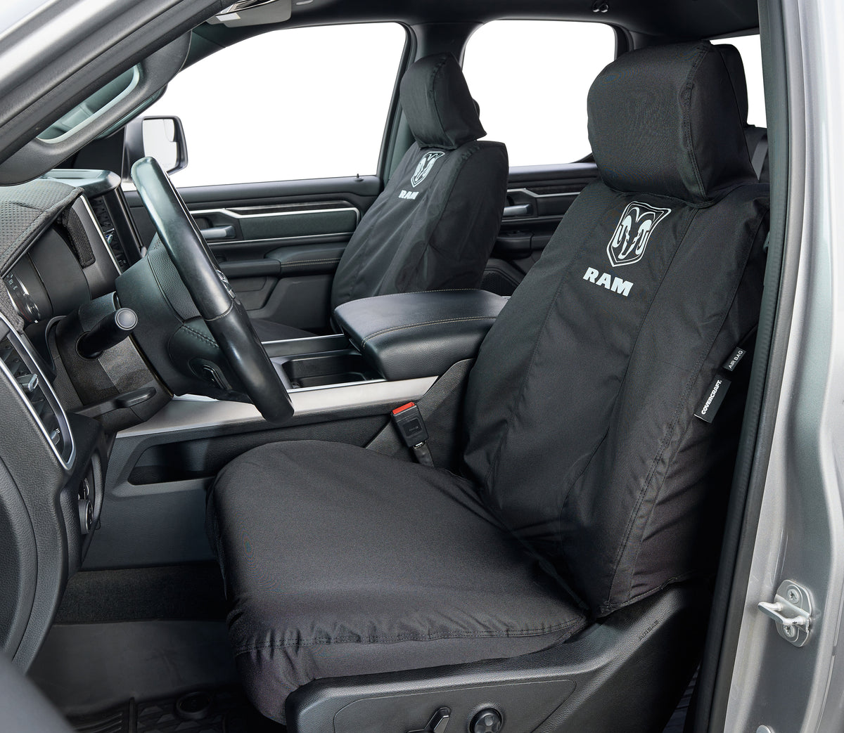 Covercraft 19-24 Ram 1500 Ex Classic Bucket Endura RAM Logo SeatSaver Custom Front Row Seat Covers