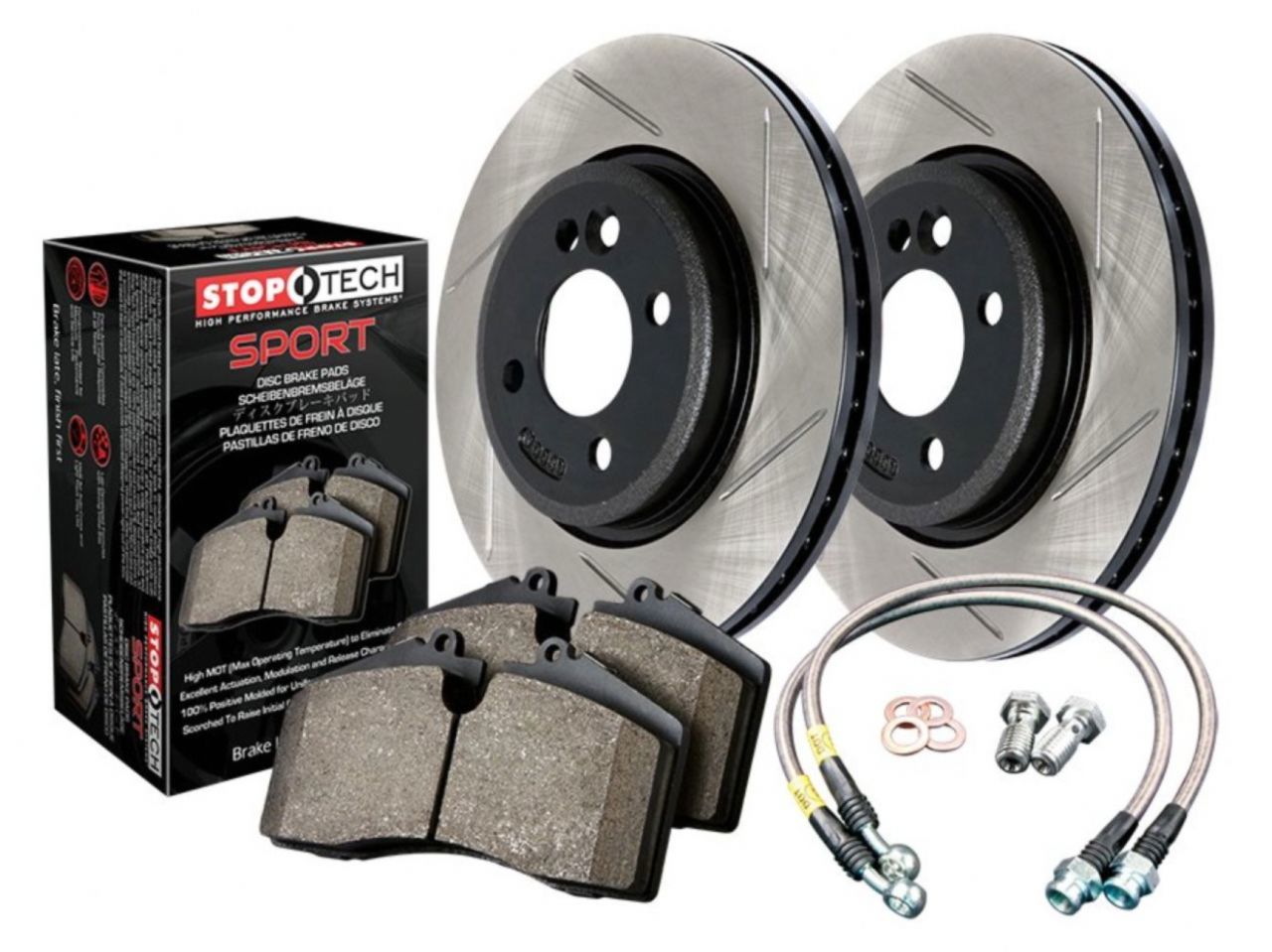 Sport Axle Pack Drilled Rotor, Front