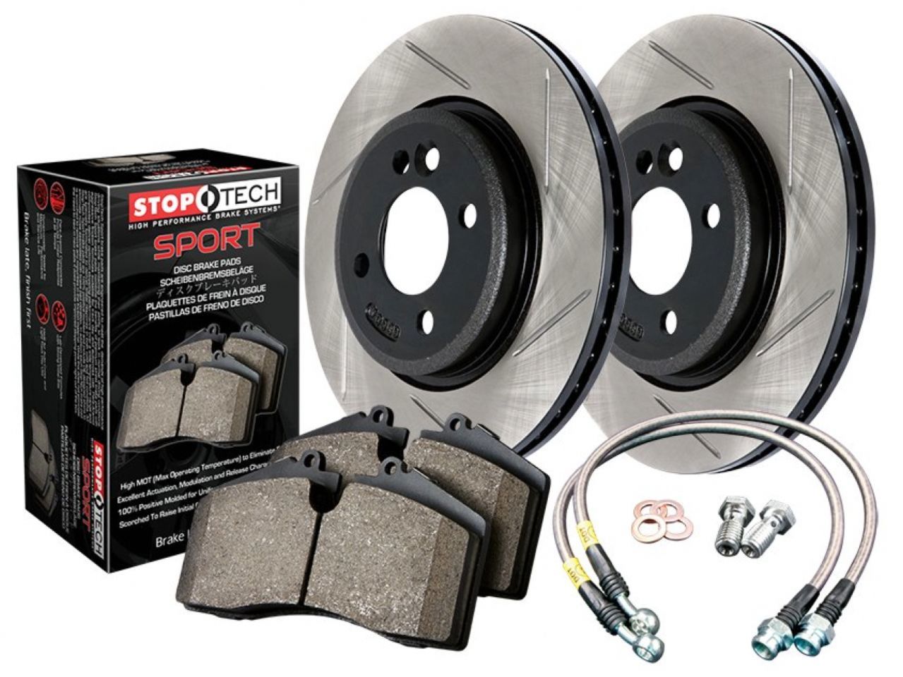 Sport Axle Pack Drilled Rotor, Front