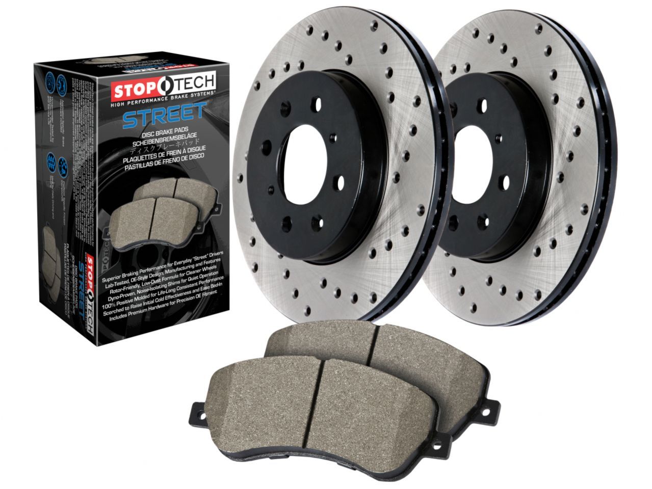 Street Axle Pack Drilled, Rear